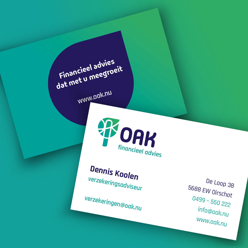 oak-zakenkaartjes
